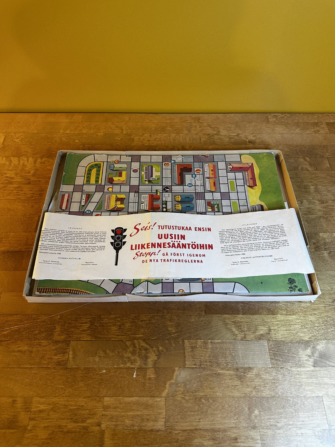 Liikennepeli 1960-luvulta
